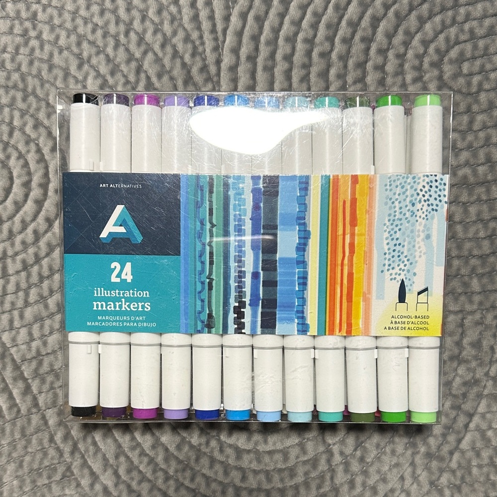 Alternative Illustration Marker Set — Assorted Bright Colors